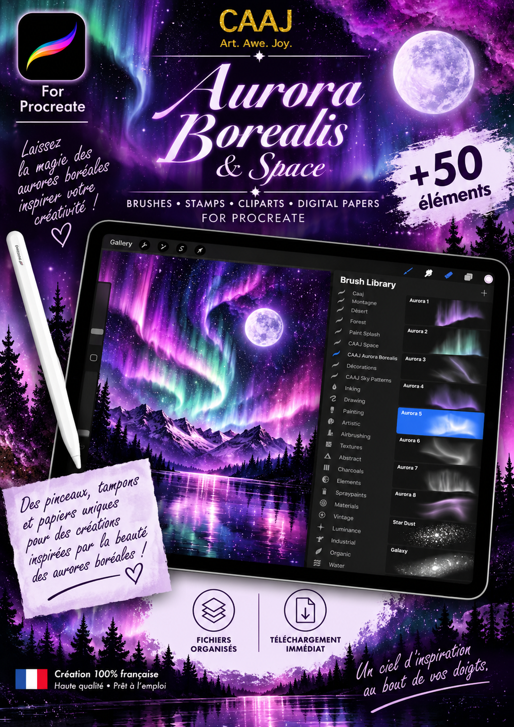 ✨ Aurora Borealis – 50+ Outils de Création Digitale