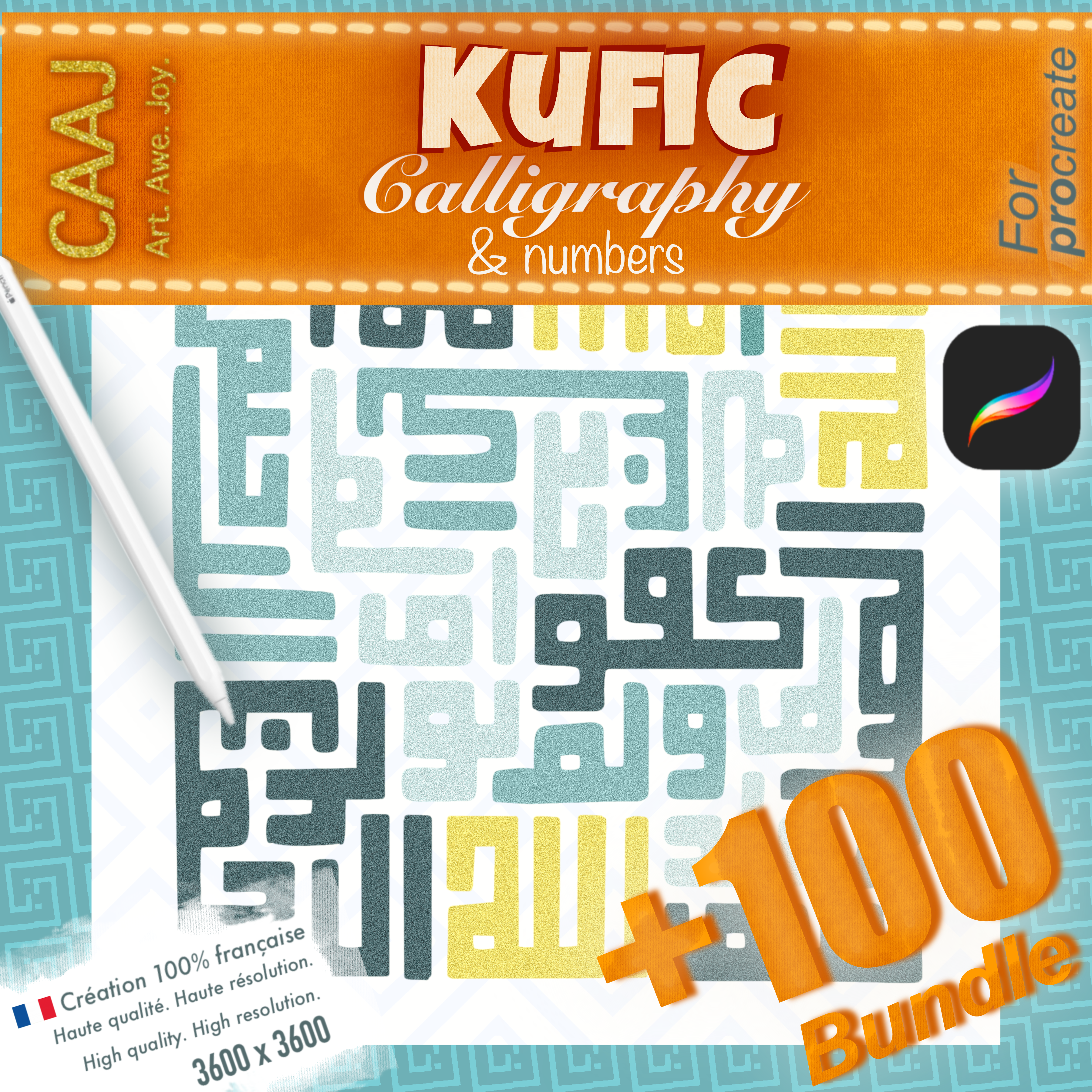 ✨ Kufic Essence – 100+ Outils de Calligraphie Arabe